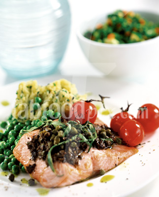 Salmon & Olive tapinade photo