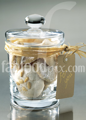 Macaroons in Jar photo