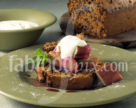 Rhubarb on Cake photo