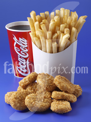 Nuggets Chips Coke photo