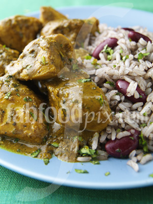Curry Chick Rice Peas photo