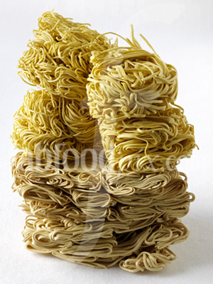 Egg noodles photo