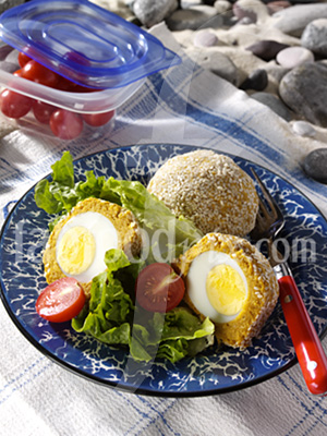 Falafel eggs photo