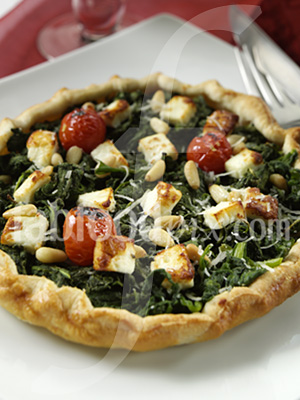 Spinach galette photo
