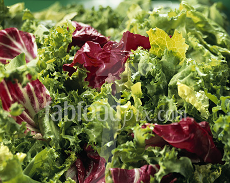 Salad leaves photo