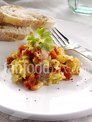 Tuscan scrambled egg photo