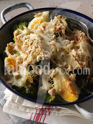 Broccoli egg gratin photo