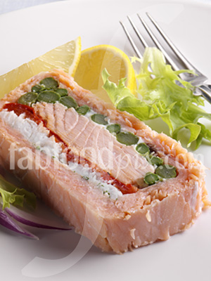 Salmon terrine photo
