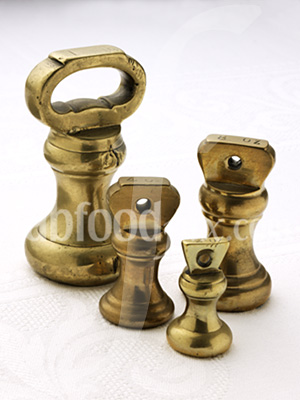 Brass weights photo
