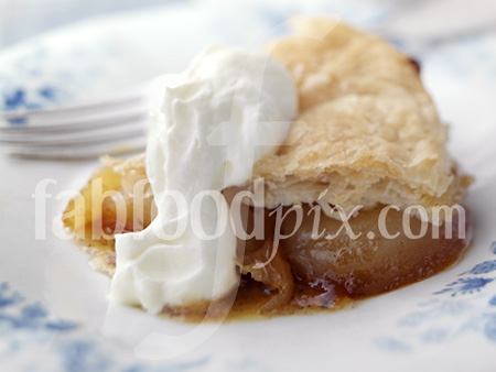 Apple pie slice photo