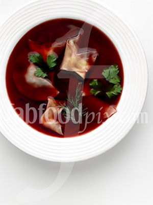 Beetroot soup photo