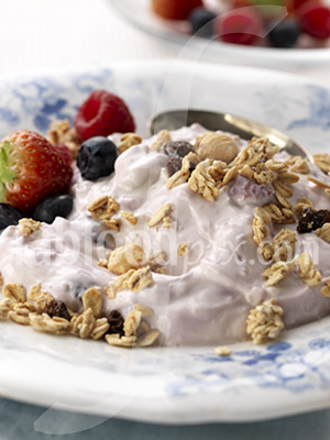 Berry yoghurt photo
