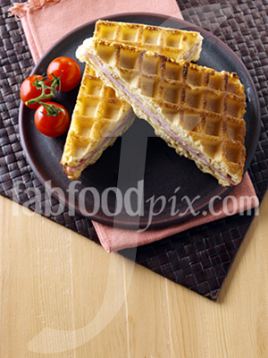 waffle sandwich photo