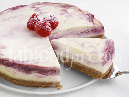 raspberry cheesecake photo