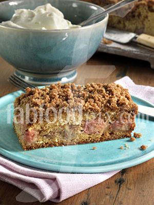 rhubarb cake photo