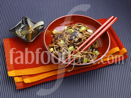 soba noodles photo