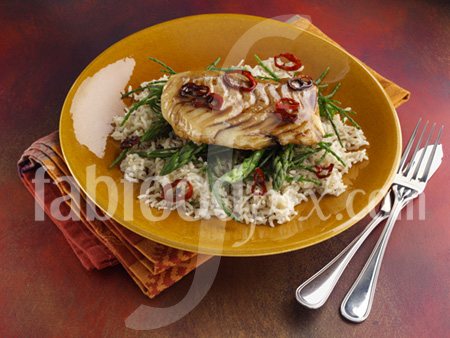 cod in soy sauce photo