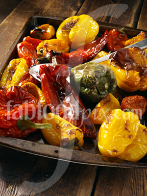 Roast peppers photo
