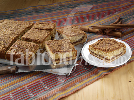Pecan streusel cake photo