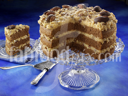 German choc cake photo