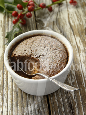 Chocolate souffles photo