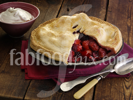 Sugar free Berry pie photo