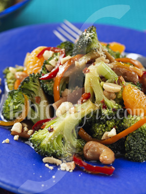 Thai broccoli salad photo
