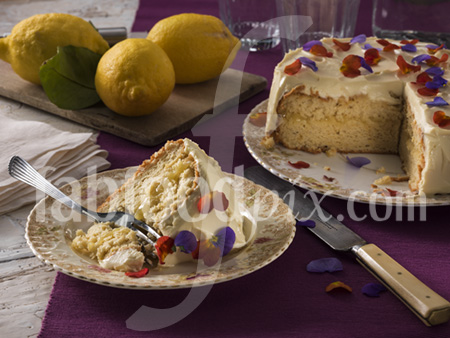 Spring lemon cake photo