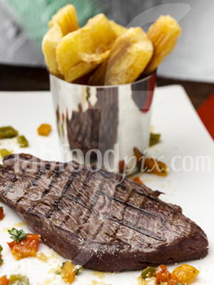 steak chips photo