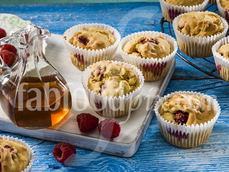 berry cornbread muffins photo