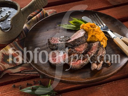 Caribbean steak photo
