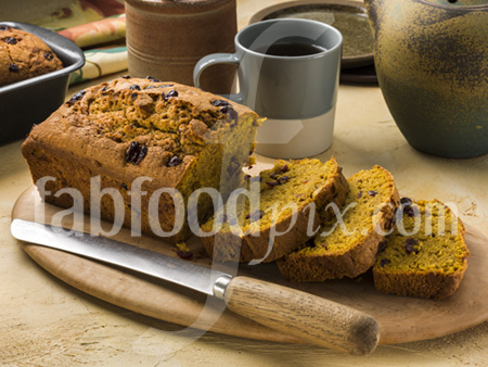 pumpkin cranberry bread photo