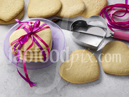 Heart sugar cookies photo
