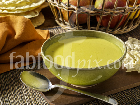 Curry apple soup photo
