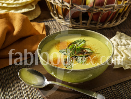 Curry apple soup photo