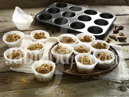 Sucanat oat muffins photo