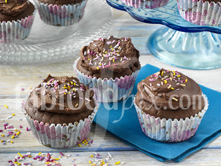 Chocolate cupcakes photo