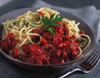 Food images - Spaghetti & red pepper