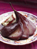 Red wine pears photo