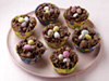 Chocolate easter nests photo