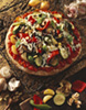 Vegetable pizza photo