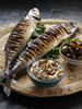 Grilled mackerel photo