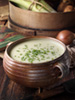 Leek potato soup photo