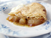Apple pie slice photo