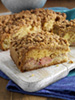 Rhubarb cake photo