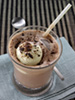Chocolate smoothie photo
