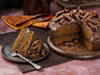 Sucanat fudge cake photo